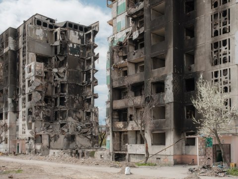 Borodyanka, Ukraine. 2022.